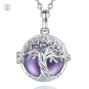 Bola de grossesse violet Arbre de Vie pour future maman