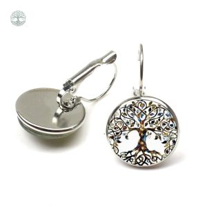 Boucles d'oreilles avec motif Arbre de Vie
