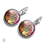 Boucles d'oreilles Arbre de Vie Sagesse en design élégant