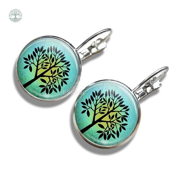 Boucles d'oreilles Arbre de Vie Zen