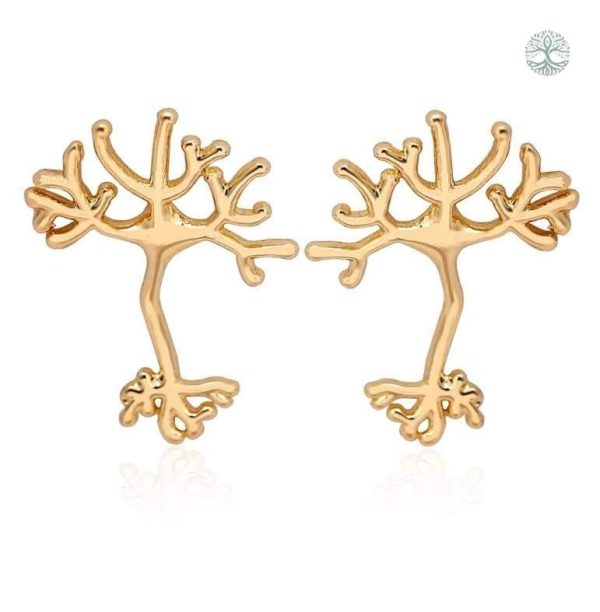 Boucles d’oreilles Arbre de Vie en or, design élégant et réaliste