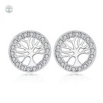 Boucles d'oreilles Arbre de Vie pour femme