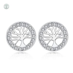 Boucles d'oreilles Arbre de Vie pour femme