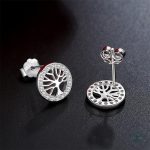 Bijoux symboliques arbre de vie pour oreilles
