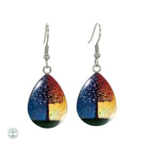 Boucles d'oreilles Arbre de Vie