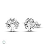 Boucles d'oreilles Arbre de Vie Triquetra Celtique