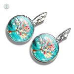 Boucles d'oreilles Arbre de Vie inspirées de l'automne