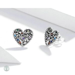 Accessoire en argent représentant un arbre de vie