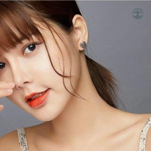 Boucles d'oreilles cœur et arbre de vie en métal précieux