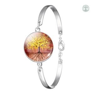 Bracelet Arbre de Vie en style automnal