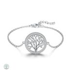 Bracelet Arbre de Vie en argent élégant et symbolique