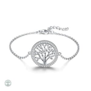 Bracelet Arbre de Vie en argent élégant et symbolique