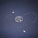 Bracelet en argent, inspiration nature, symbole de vie
