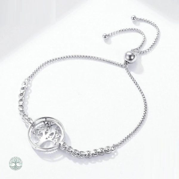 Bracelet en argent avec motif Arbre de Vie
