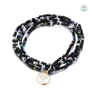 Bracelet tendance avec arbre de vie pour style affirmé