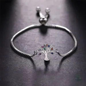 Bracelet Arbre de Vie en argent celtique élégant