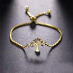 Bracelet doré Arbre de Vie Celtique élégant et significatif