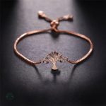 Bracelet Arbre de Vie Celtique en Or Rose