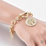 Accessoire tendance : bracelet chaîne Arbre de Vie