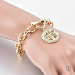 Accessoire tendance : bracelet chaîne Arbre de Vie