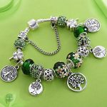 Bracelet Arbre de Vie Fantaisie en vert