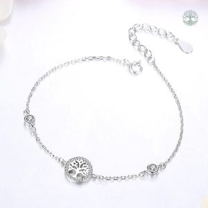 Bijou féminin en argent, motif Arbre de Vie