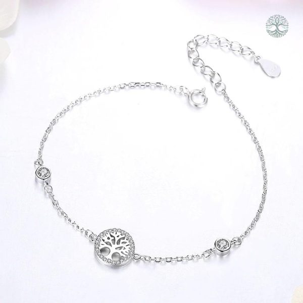 Bijou féminin en argent, motif Arbre de Vie