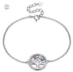 Bracelet Arbre de Vie en Argent Sterling 925 pour femme