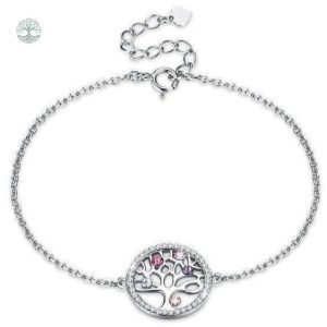 Bracelet Arbre de Vie en Argent Sterling 925 pour femme