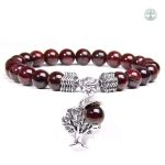 Bracelet Arbre de Vie en Grenat