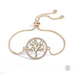 Bracelet Arbre de Vie en or élégant et symbolique