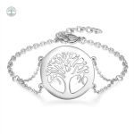 Bijou unique Arbre de Vie avec gravure personnalisée