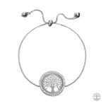 Bracelet Arbre de Vie en plaqué argent élégant