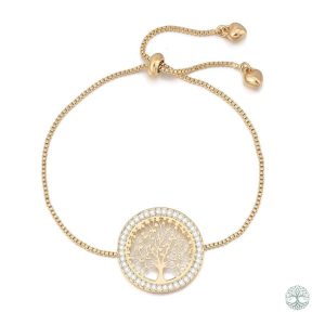 Bracelet Arbre de Vie Plaqué Or élégant et symbolique