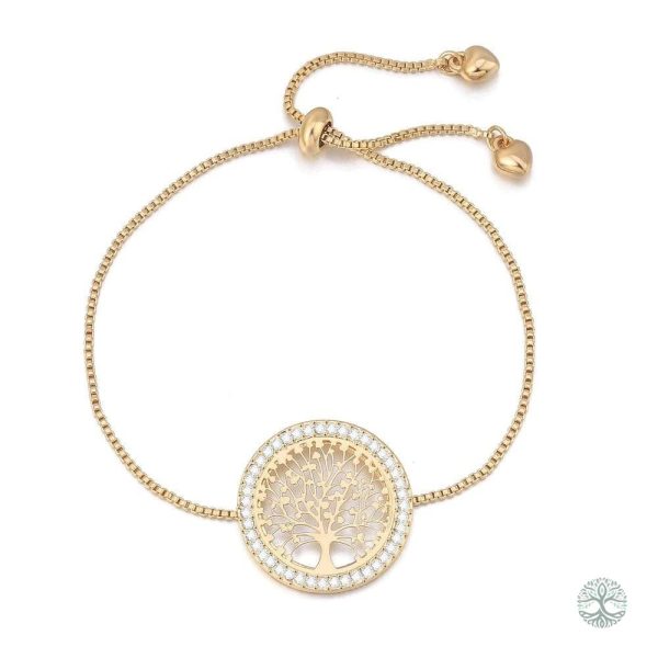 Bracelet Arbre de Vie Plaqué Or élégant et symbolique