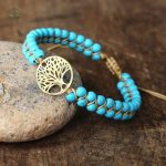 Bracelet Arbre de Vie en turquoise