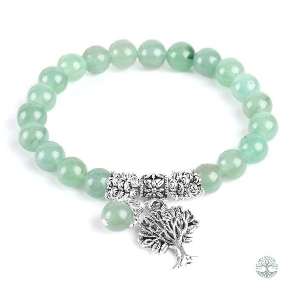 Bracelet Arbre de Vie en Aventurine Verte