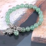 Bracelet en pierre naturelle, symbole de vie et d'harmonie