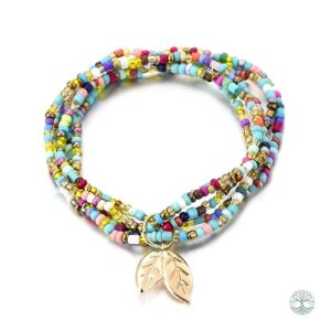 Bracelet chic Arbre de Vie, design multicolore élégant