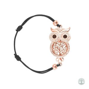 Bracelet Arbre de Vie avec symbole de chouette