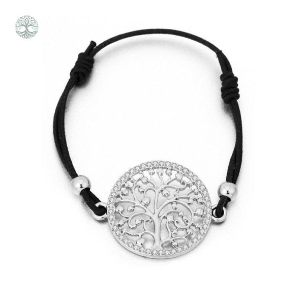 Bracelet cordon femme, motif Arbre de Vie, plusieurs coloris