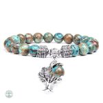 Bracelet Arbre de Vie en Cyanite Brésilienne