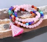 Bracelet de guérison Arbre de Vie avec pierres naturelles