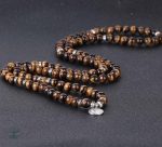 Mala 108 perles, bracelet Arbre de Vie en Œil-de-Tigre