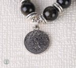 Mala 108 perles en obsidienne pour la méditation