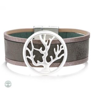 Manchette élégante avec motif Arbre de Vie