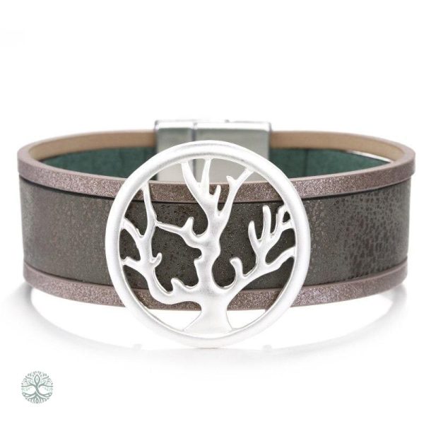 Manchette élégante avec motif Arbre de Vie