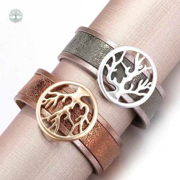 Accessoire tendance : bracelet manchette Arbre de Vie