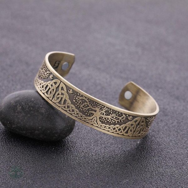 Design unique de bracelet Arbre de Vie en acier
