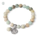 Bracelet Arbre de Vie en pierre Amazonite